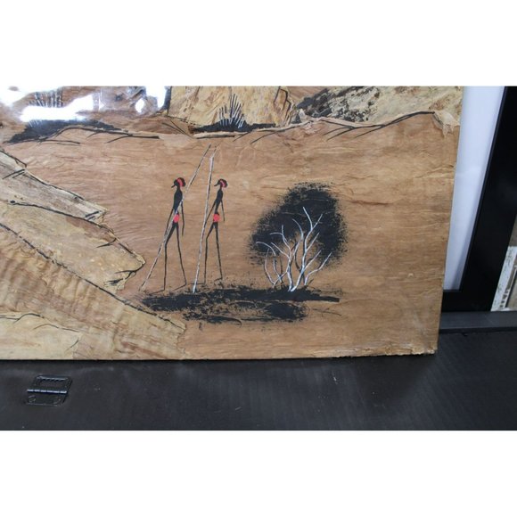 Aboriginal Traditional Art Made by West Australian artist. Vintage made with Bar - Picture 4 of 6